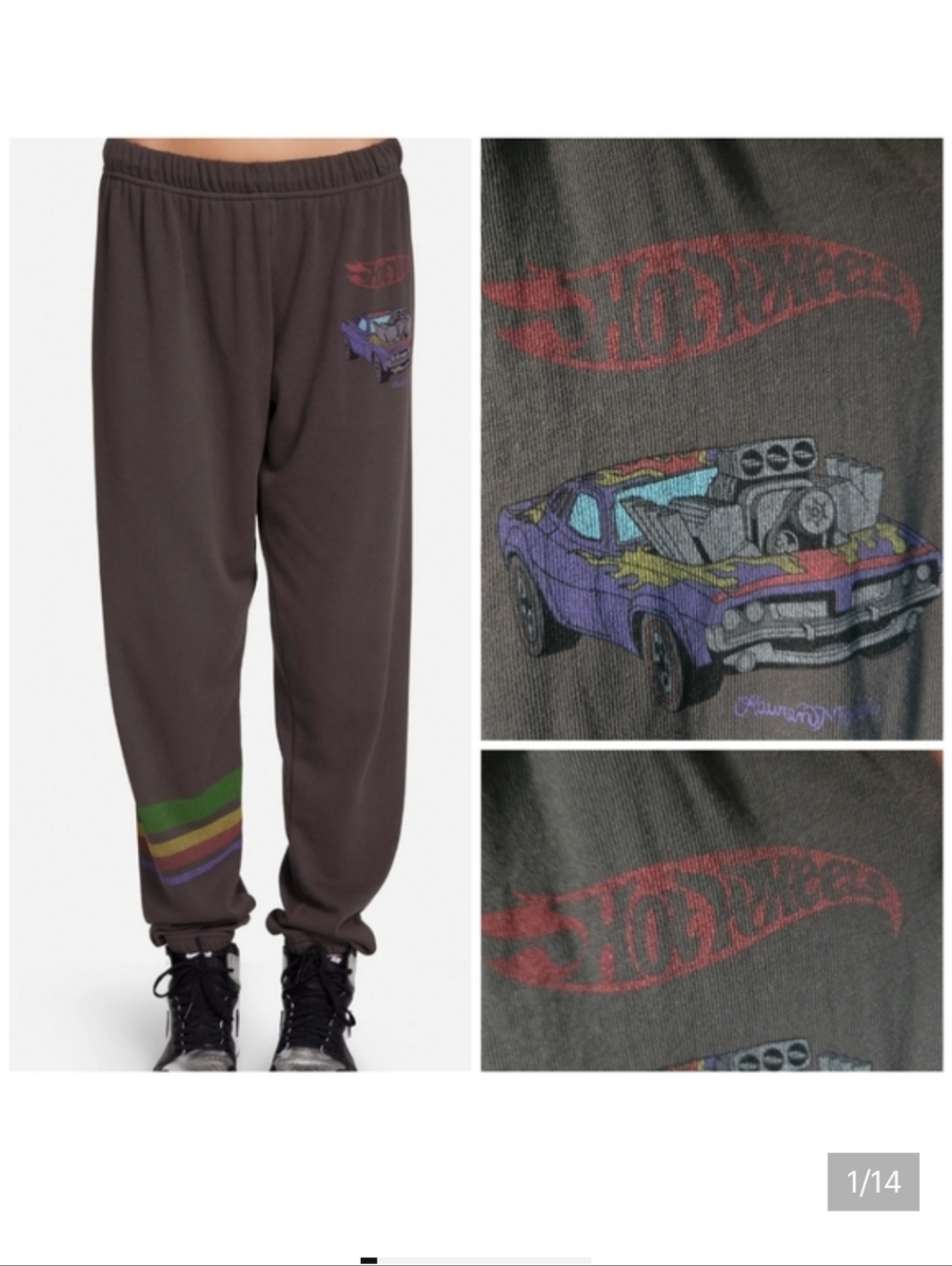 Lauren Moshi Tanzy Hot Wheels Roger Dodger sweatpants